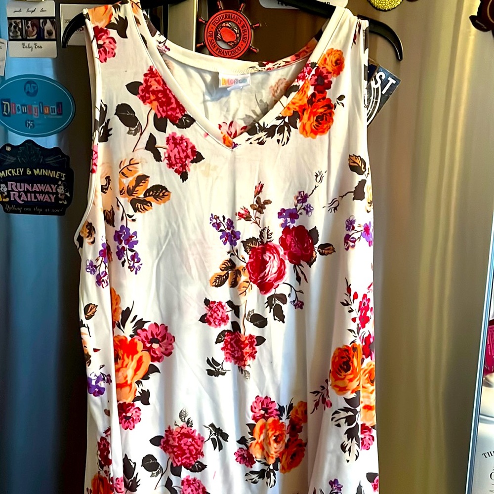 Lularoe Kristin floral 2x
